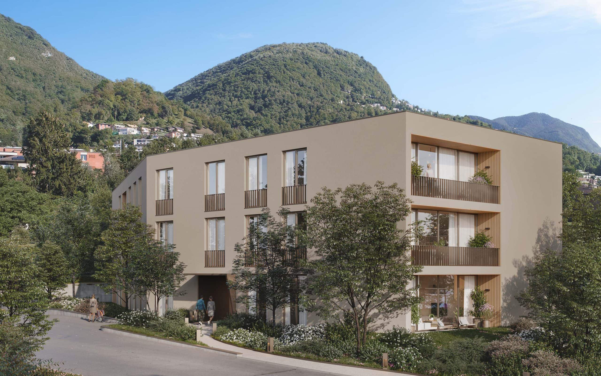 Pregassona - vendita appartamenti nel verde